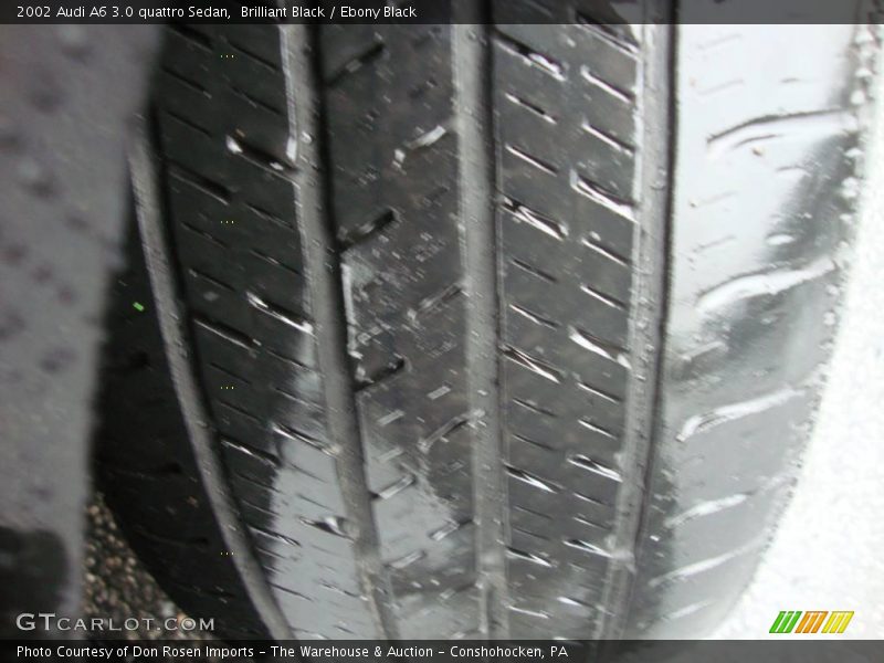 Brilliant Black / Ebony Black 2002 Audi A6 3.0 quattro Sedan