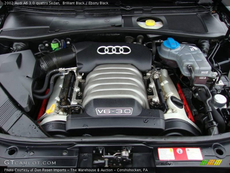 Brilliant Black / Ebony Black 2002 Audi A6 3.0 quattro Sedan