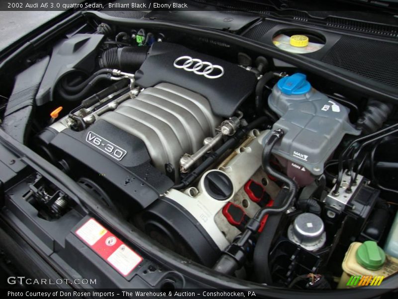 Brilliant Black / Ebony Black 2002 Audi A6 3.0 quattro Sedan