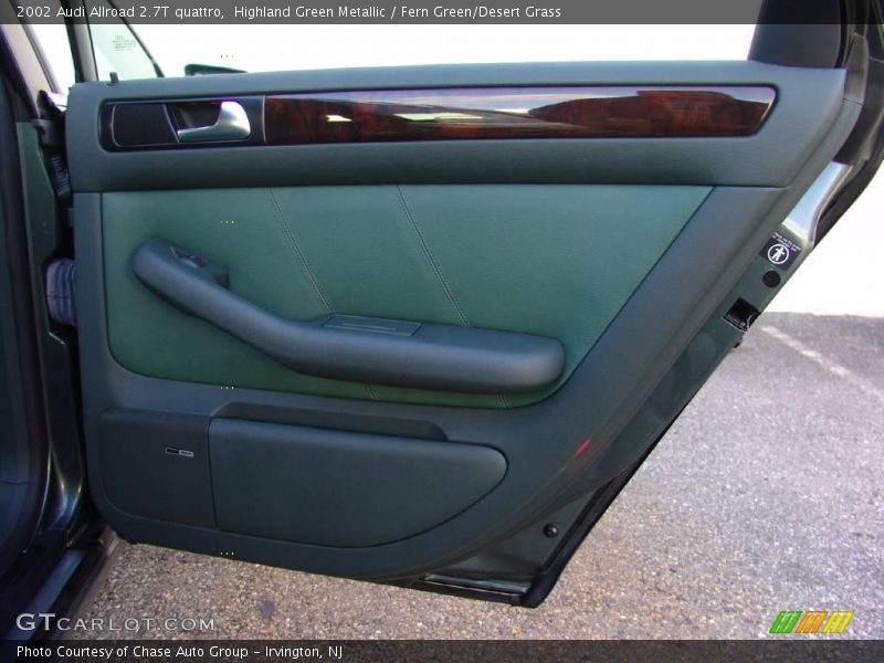 Highland Green Metallic / Fern Green/Desert Grass 2002 Audi Allroad 2.7T quattro