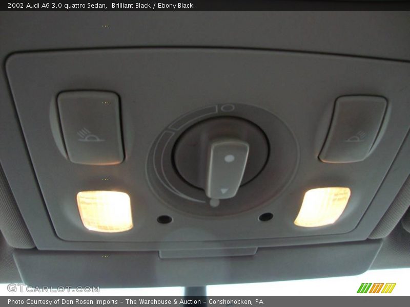 Brilliant Black / Ebony Black 2002 Audi A6 3.0 quattro Sedan