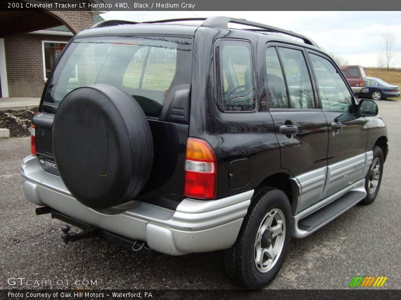 Black / Medium Gray 2001 Chevrolet Tracker LT Hardtop 4WD