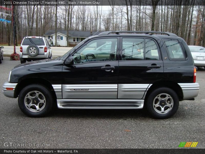 Black / Medium Gray 2001 Chevrolet Tracker LT Hardtop 4WD