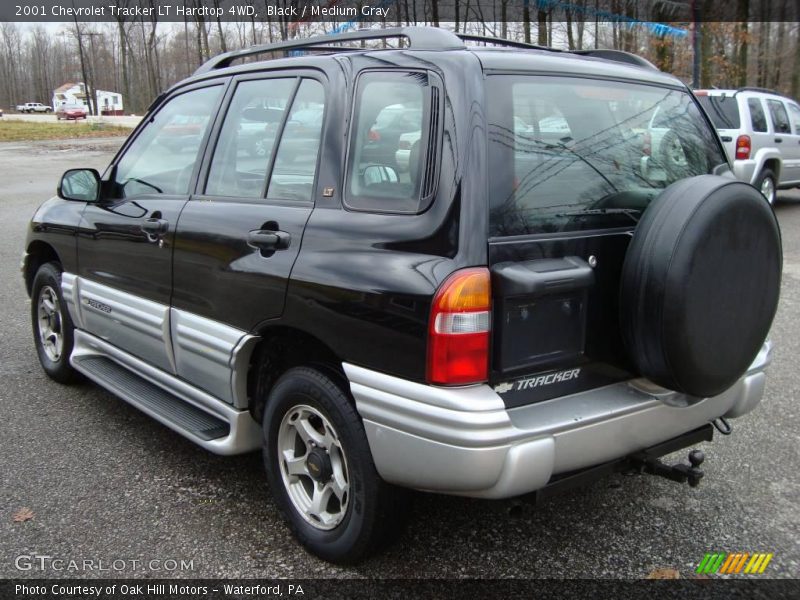 Black / Medium Gray 2001 Chevrolet Tracker LT Hardtop 4WD