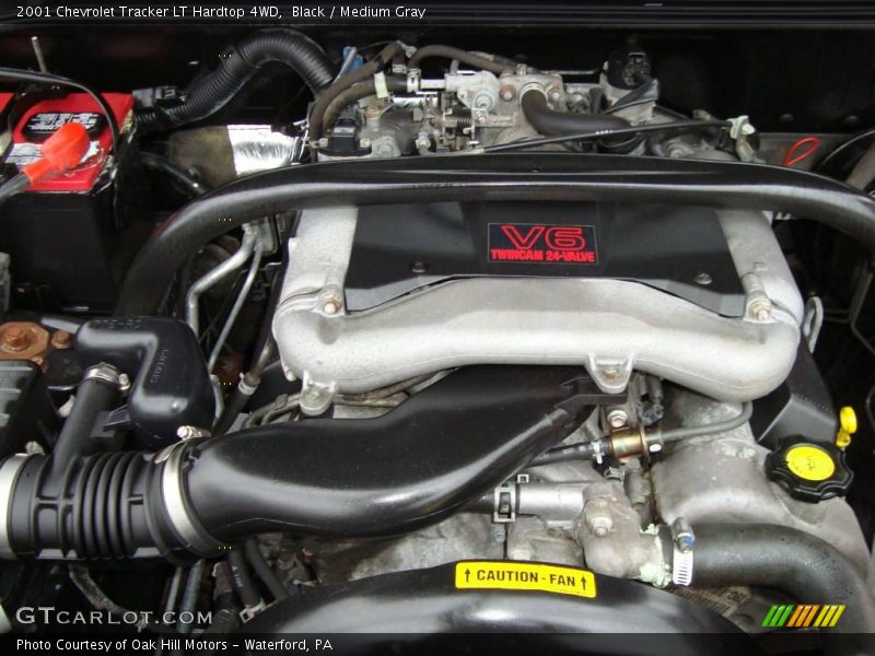 Black / Medium Gray 2001 Chevrolet Tracker LT Hardtop 4WD