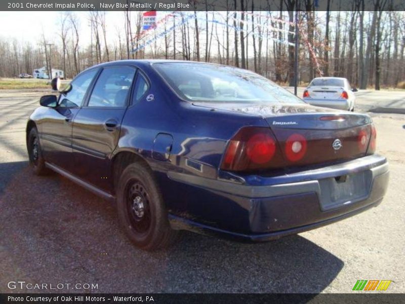 Navy Blue Metallic / Regal Blue 2001 Chevrolet Impala Police