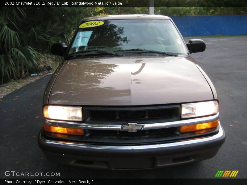 Sandalwood Metallic / Beige 2002 Chevrolet S10 LS Regular Cab