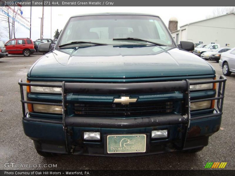 Emerald Green Metallic / Gray 2000 Chevrolet Tahoe Z71 4x4