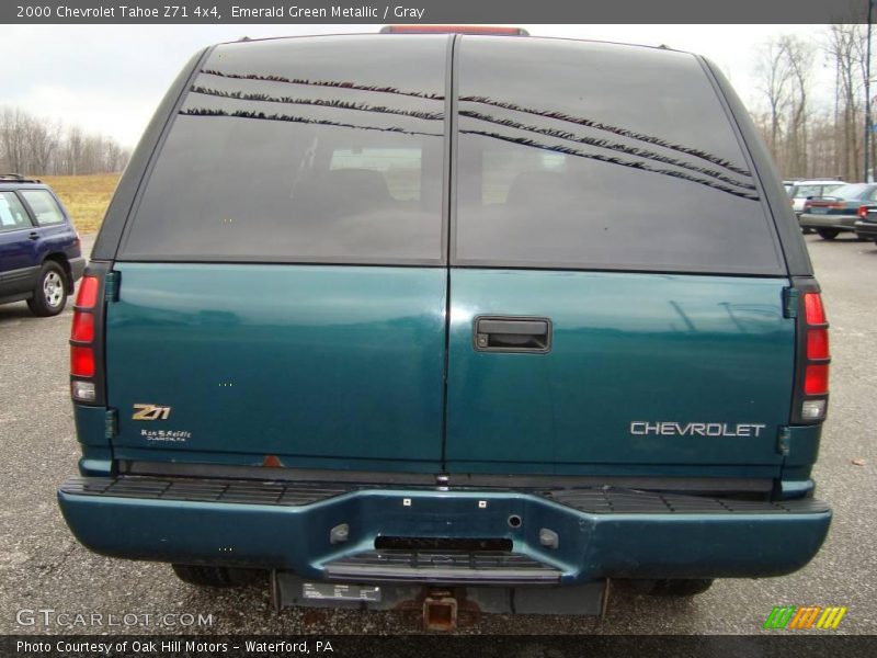 Emerald Green Metallic / Gray 2000 Chevrolet Tahoe Z71 4x4