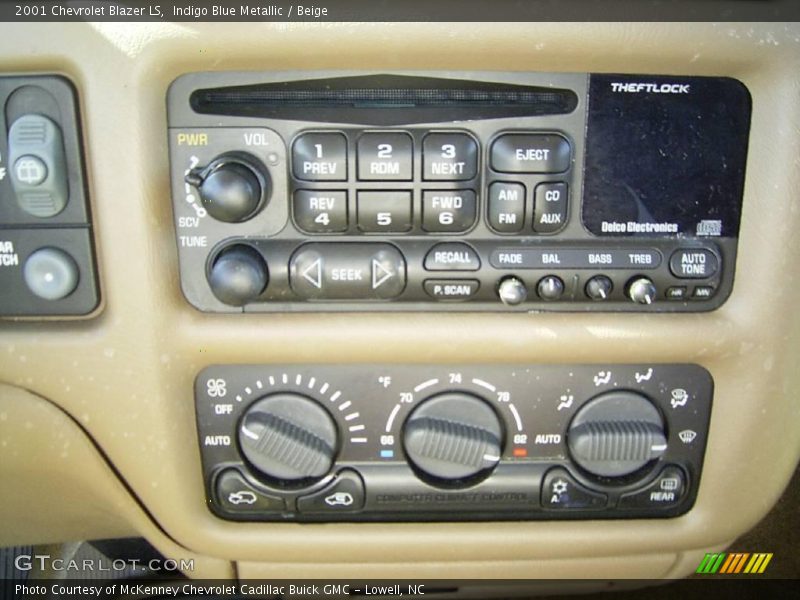 Indigo Blue Metallic / Beige 2001 Chevrolet Blazer LS