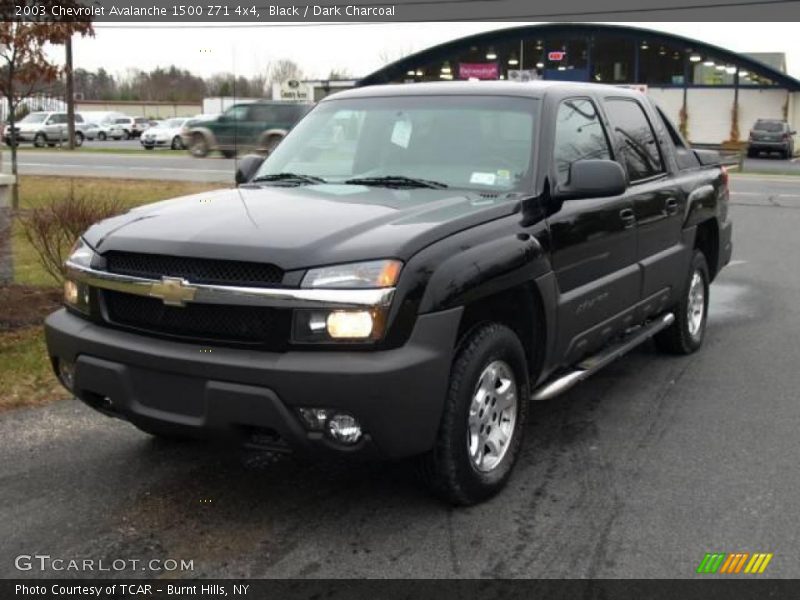 Black / Dark Charcoal 2003 Chevrolet Avalanche 1500 Z71 4x4