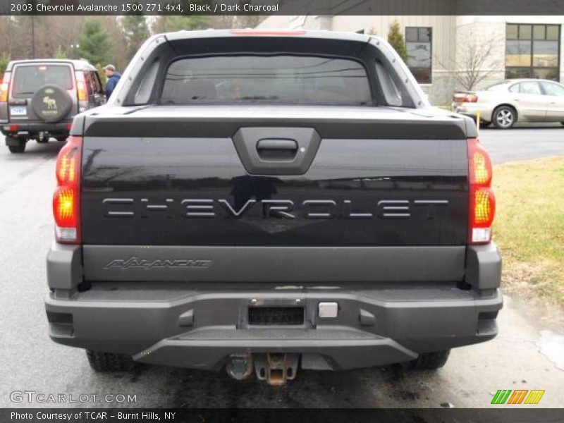 Black / Dark Charcoal 2003 Chevrolet Avalanche 1500 Z71 4x4