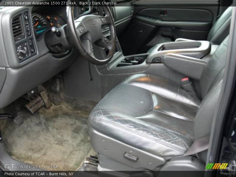 Black / Dark Charcoal 2003 Chevrolet Avalanche 1500 Z71 4x4