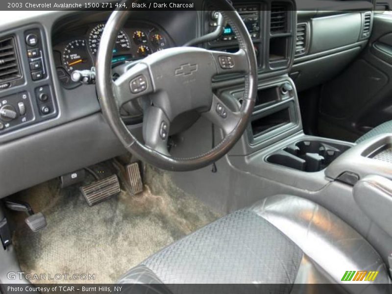 Black / Dark Charcoal 2003 Chevrolet Avalanche 1500 Z71 4x4