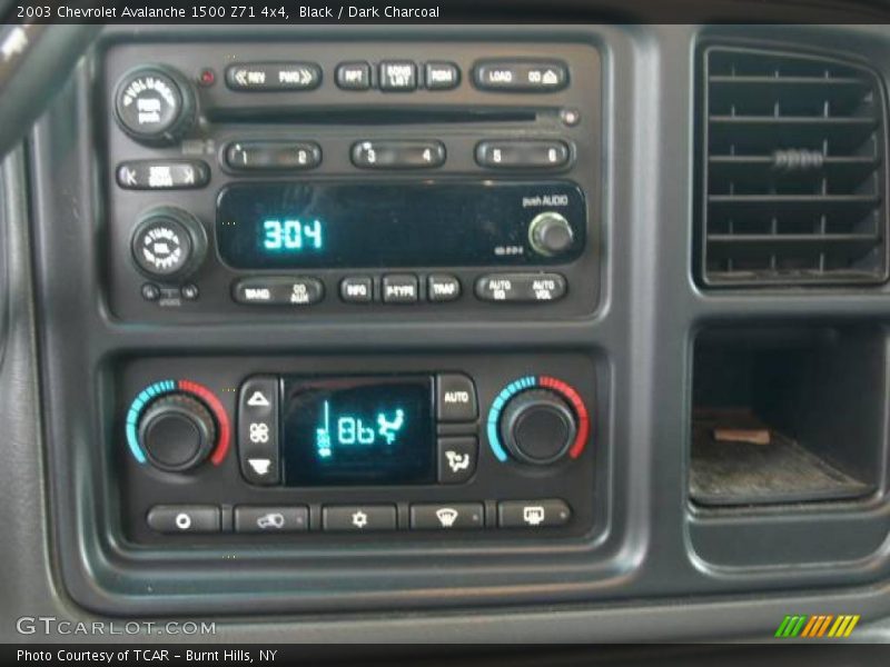 Black / Dark Charcoal 2003 Chevrolet Avalanche 1500 Z71 4x4