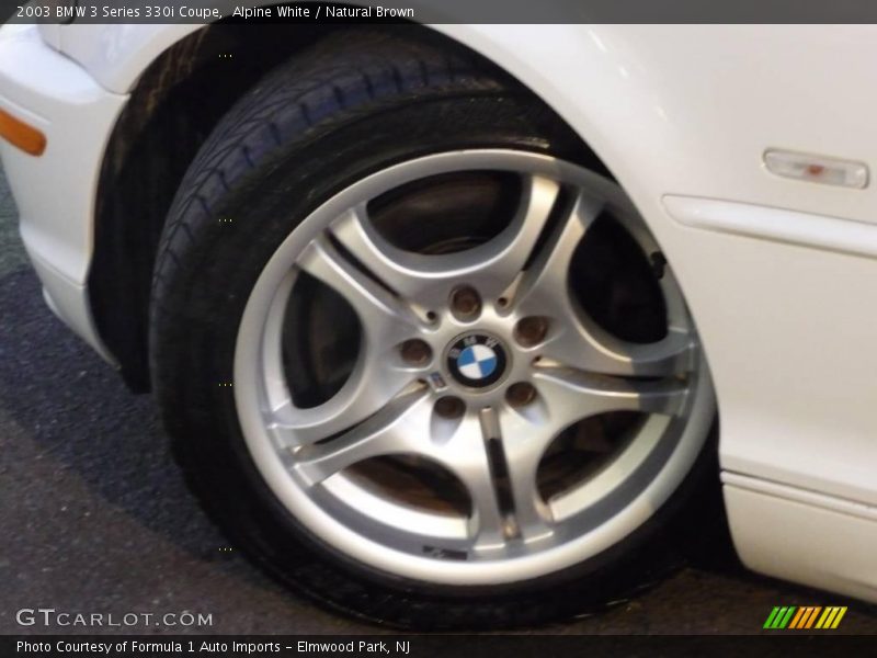 Alpine White / Natural Brown 2003 BMW 3 Series 330i Coupe