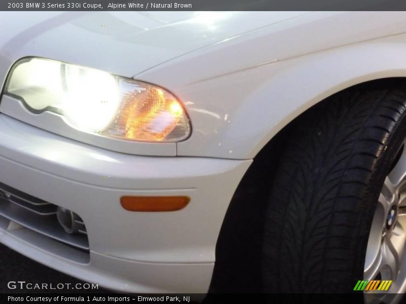 Alpine White / Natural Brown 2003 BMW 3 Series 330i Coupe
