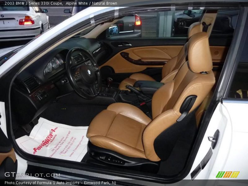 Alpine White / Natural Brown 2003 BMW 3 Series 330i Coupe