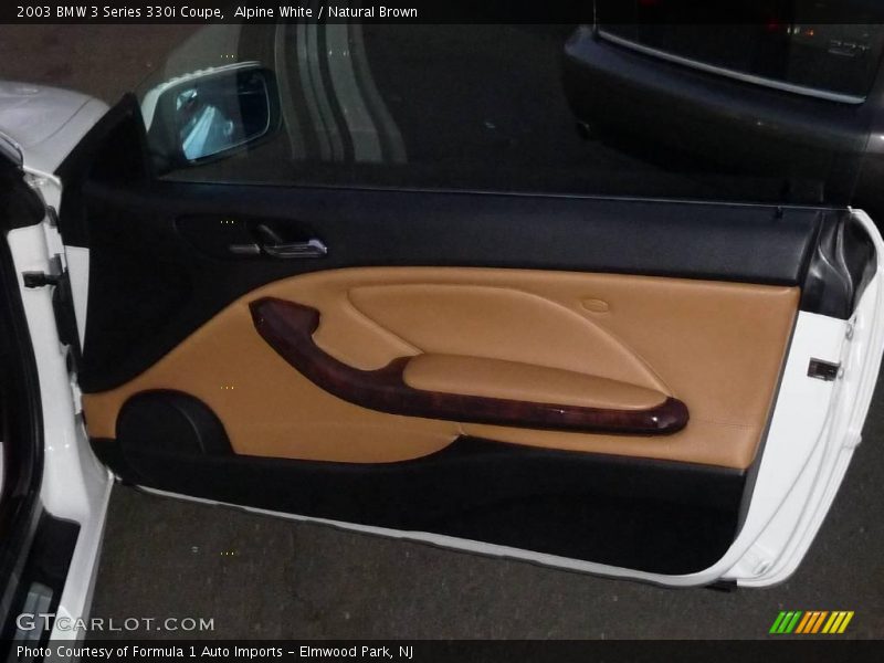 Alpine White / Natural Brown 2003 BMW 3 Series 330i Coupe