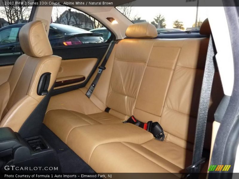 Alpine White / Natural Brown 2003 BMW 3 Series 330i Coupe