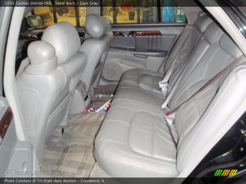 Sable Black / Dark Gray 2003 Cadillac DeVille DHS