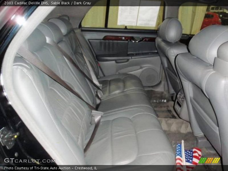 Sable Black / Dark Gray 2003 Cadillac DeVille DHS