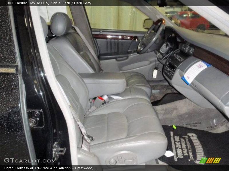 Sable Black / Dark Gray 2003 Cadillac DeVille DHS