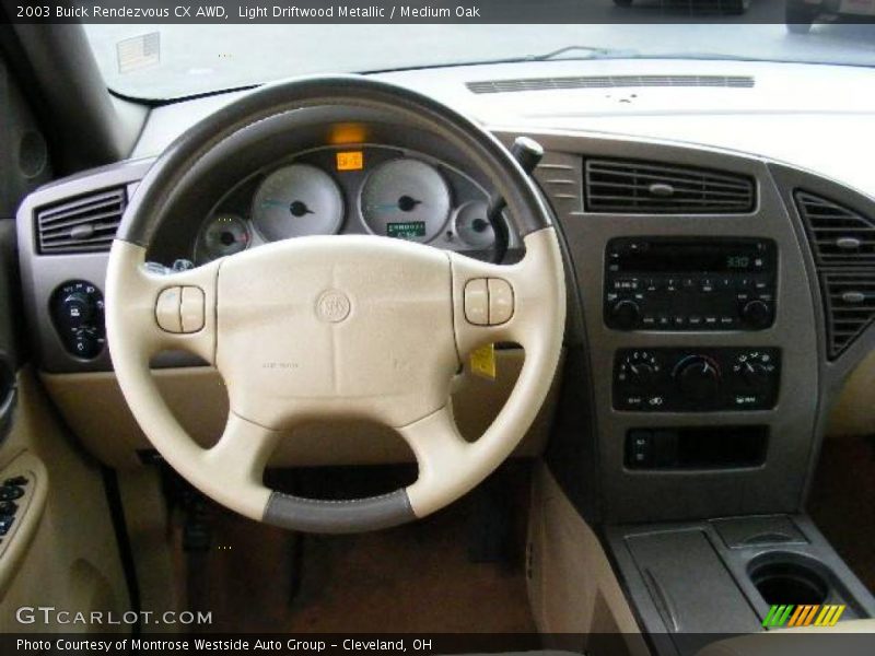 Light Driftwood Metallic / Medium Oak 2003 Buick Rendezvous CX AWD