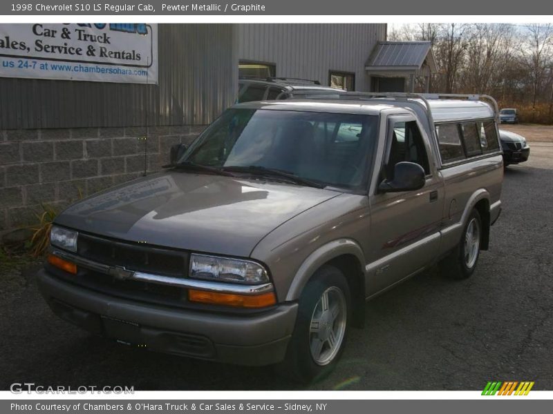 Pewter Metallic / Graphite 1998 Chevrolet S10 LS Regular Cab