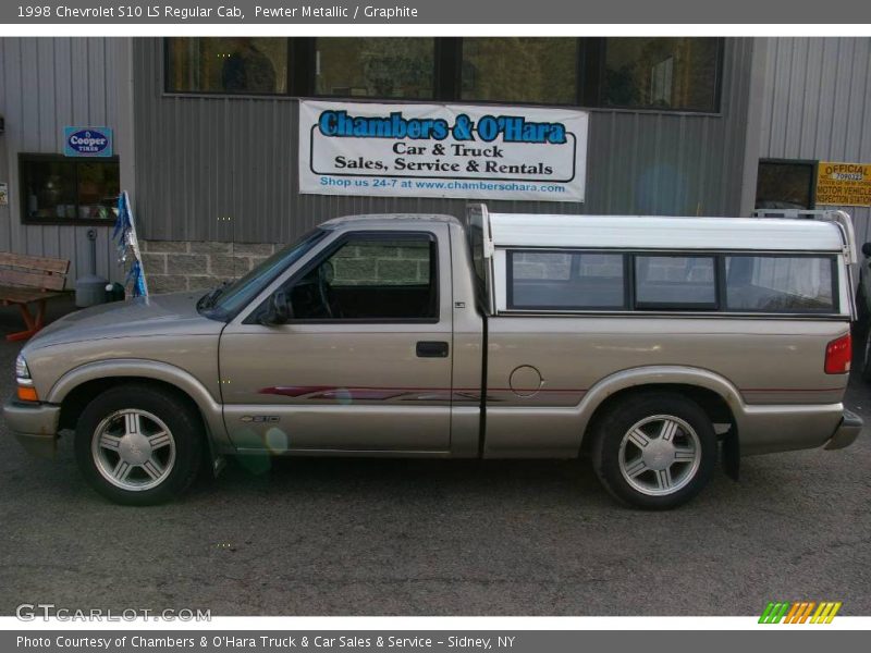 Pewter Metallic / Graphite 1998 Chevrolet S10 LS Regular Cab