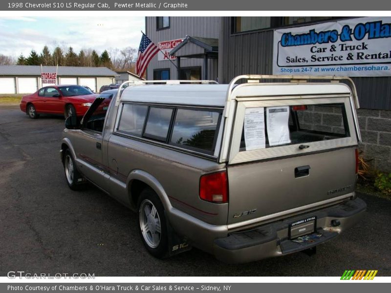 Pewter Metallic / Graphite 1998 Chevrolet S10 LS Regular Cab