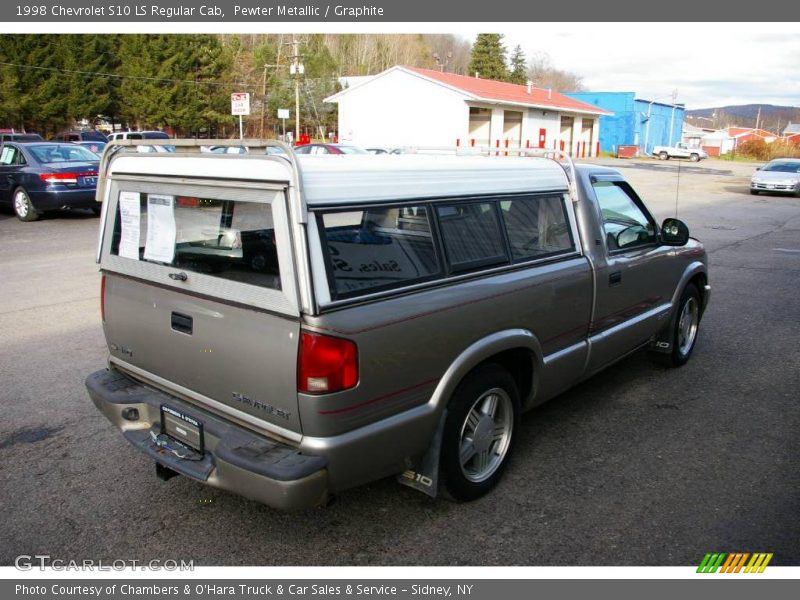 Pewter Metallic / Graphite 1998 Chevrolet S10 LS Regular Cab