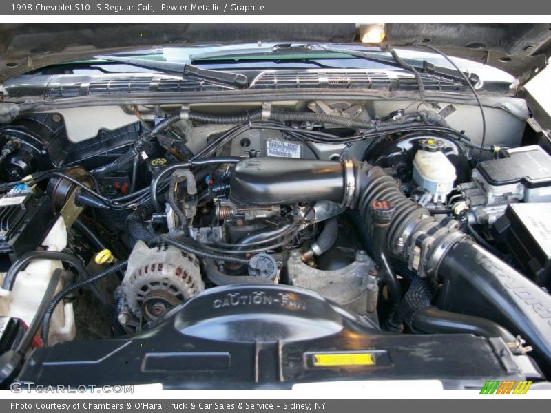 Pewter Metallic / Graphite 1998 Chevrolet S10 LS Regular Cab