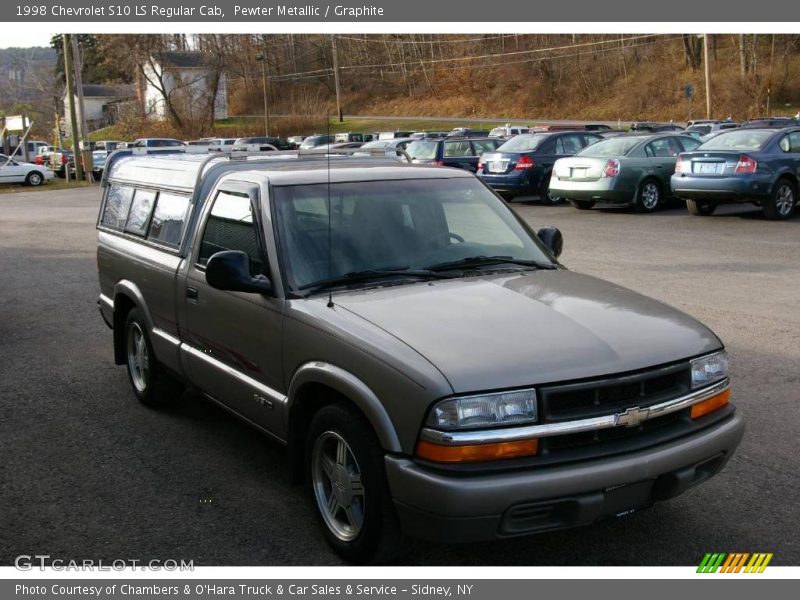 Pewter Metallic / Graphite 1998 Chevrolet S10 LS Regular Cab