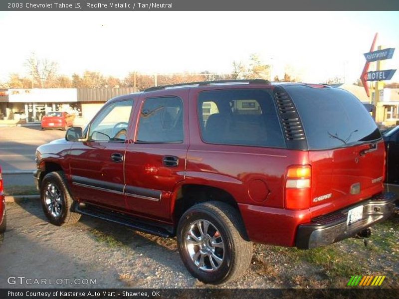 Redfire Metallic / Tan/Neutral 2003 Chevrolet Tahoe LS