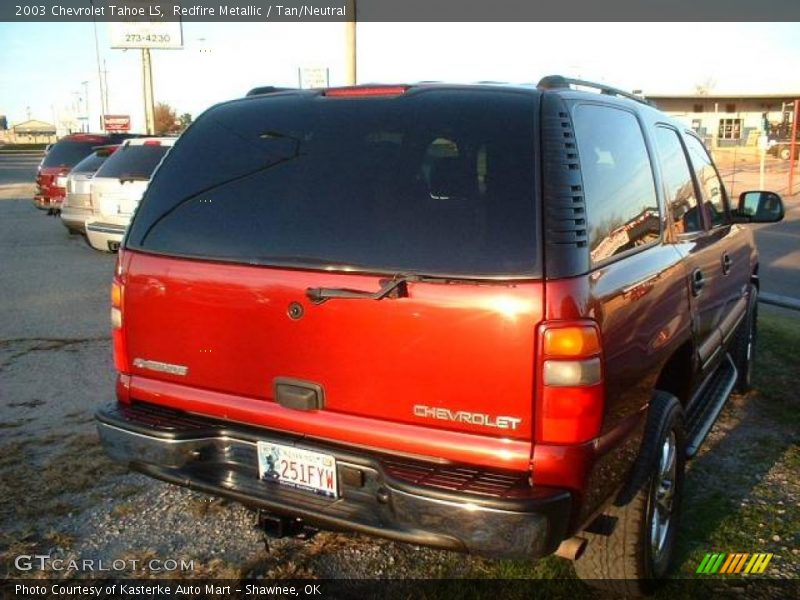 Redfire Metallic / Tan/Neutral 2003 Chevrolet Tahoe LS
