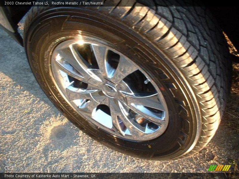 Redfire Metallic / Tan/Neutral 2003 Chevrolet Tahoe LS
