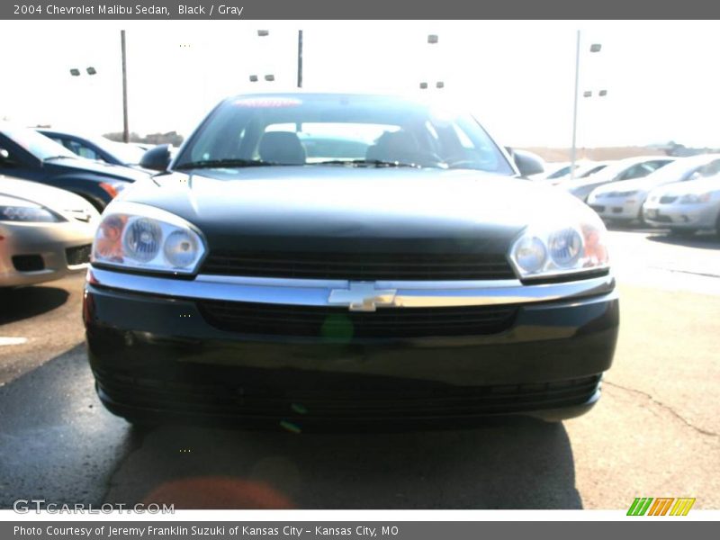 Black / Gray 2004 Chevrolet Malibu Sedan