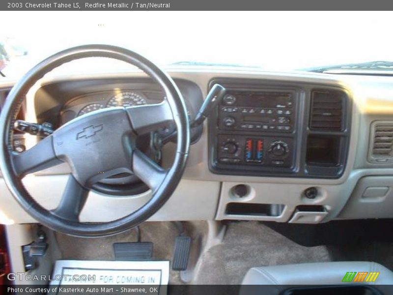 Redfire Metallic / Tan/Neutral 2003 Chevrolet Tahoe LS