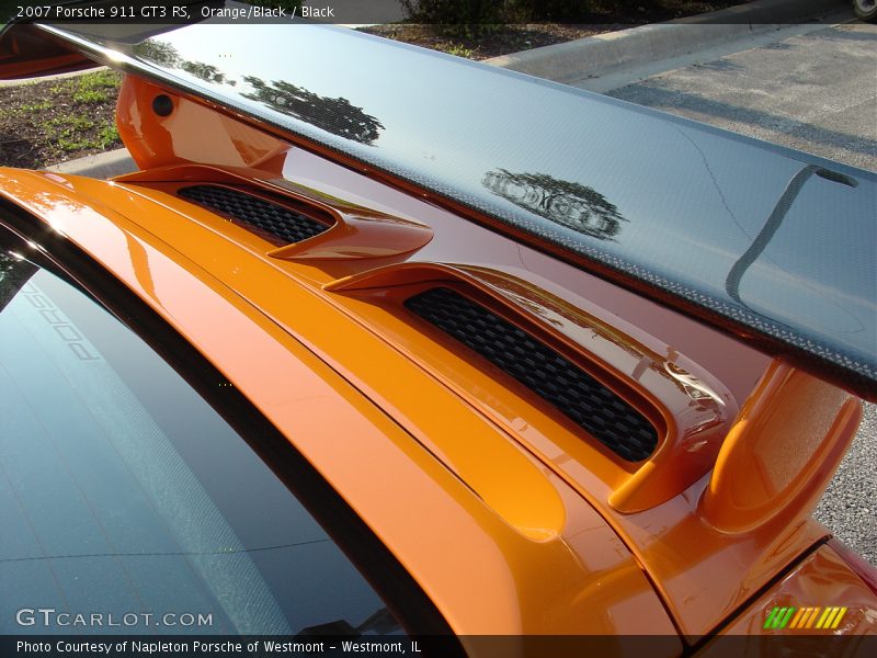Orange/Black / Black 2007 Porsche 911 GT3 RS