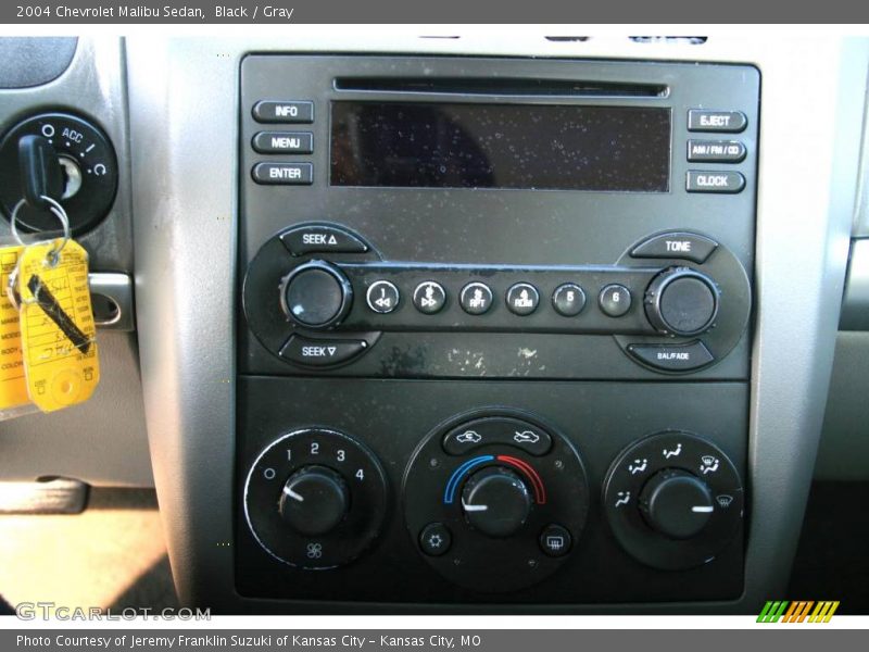 Black / Gray 2004 Chevrolet Malibu Sedan
