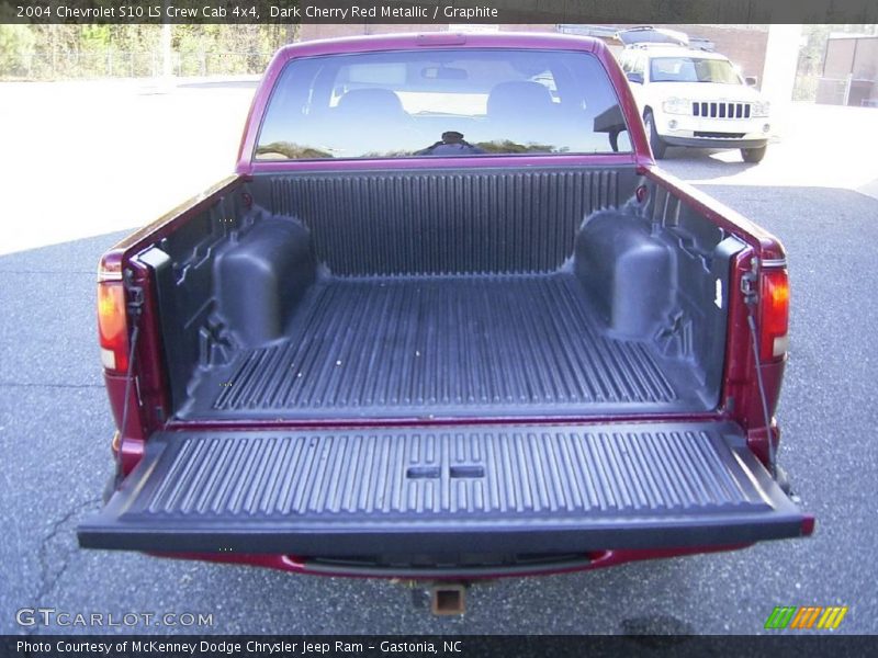 Dark Cherry Red Metallic / Graphite 2004 Chevrolet S10 LS Crew Cab 4x4
