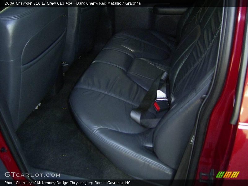 Dark Cherry Red Metallic / Graphite 2004 Chevrolet S10 LS Crew Cab 4x4