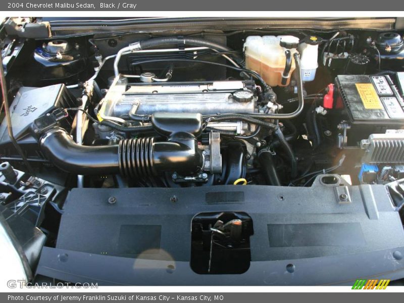 Black / Gray 2004 Chevrolet Malibu Sedan