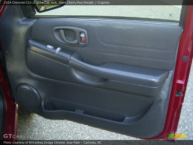 Dark Cherry Red Metallic / Graphite 2004 Chevrolet S10 LS Crew Cab 4x4