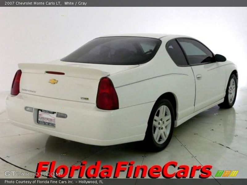 White / Gray 2007 Chevrolet Monte Carlo LT