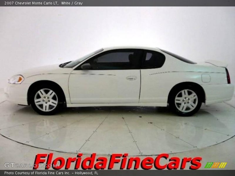 White / Gray 2007 Chevrolet Monte Carlo LT