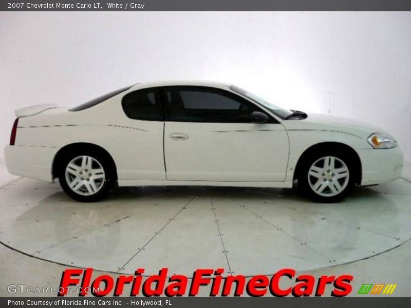 White / Gray 2007 Chevrolet Monte Carlo LT