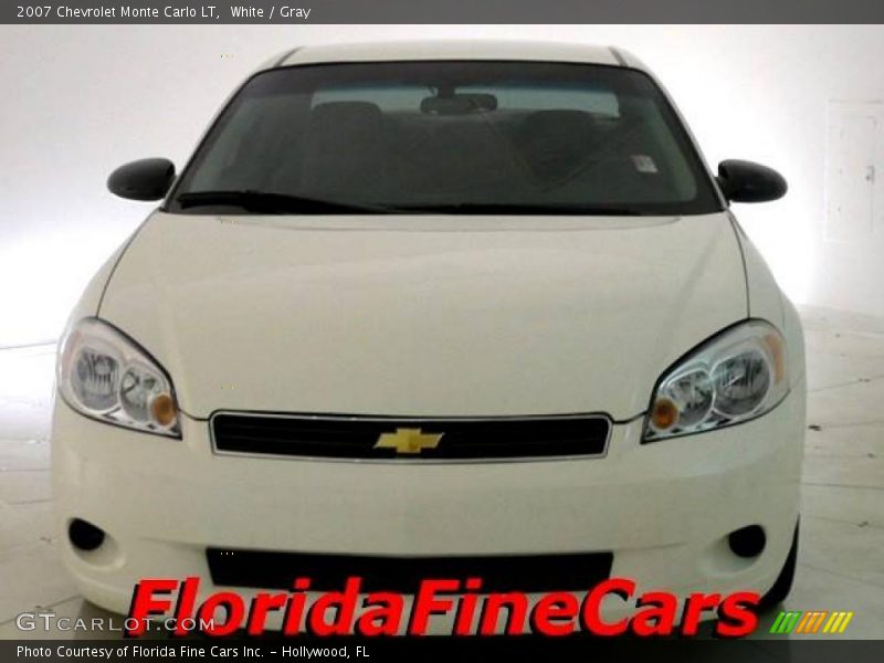 White / Gray 2007 Chevrolet Monte Carlo LT