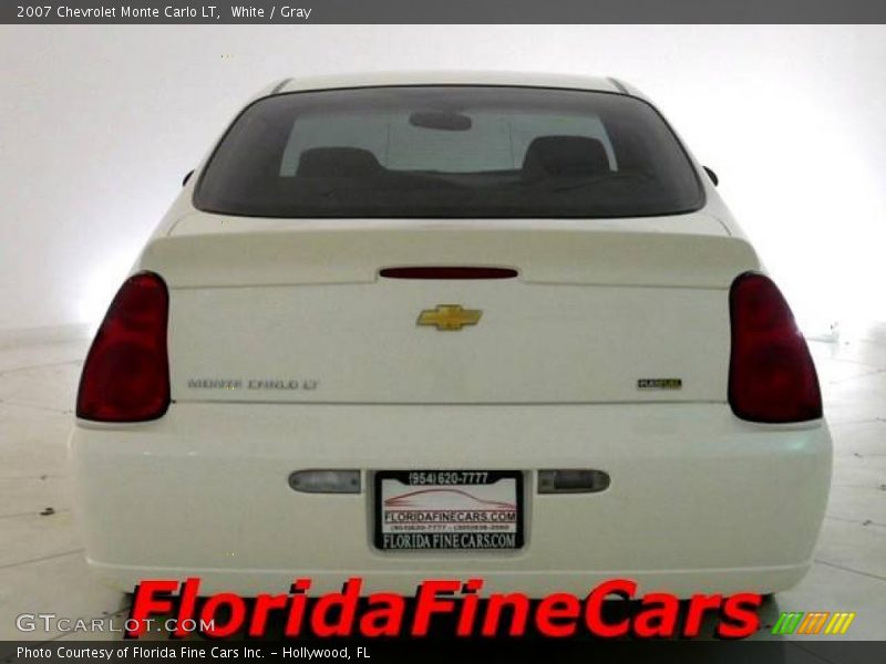 White / Gray 2007 Chevrolet Monte Carlo LT